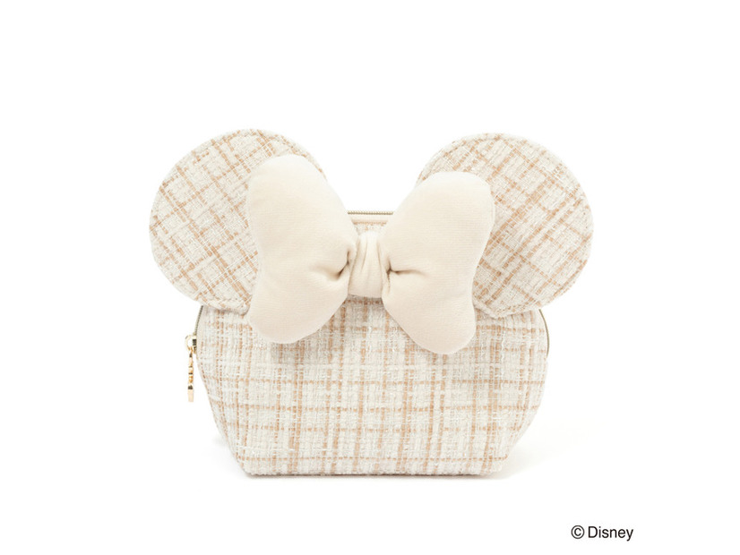 ディズニー ミニーフェイス ポーチ各 3,000 円／© Disney