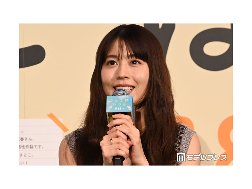 映画「さとこはいつも」舞台挨拶付き東京先行上映会に出席した有村架純（C）モデルプレス