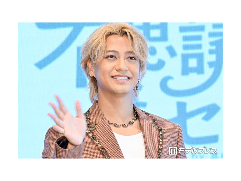 「不思議なセロル展created by 高橋海人」プレス向け内覧会・囲み取材に出席した高橋海人（C）モデルプレス