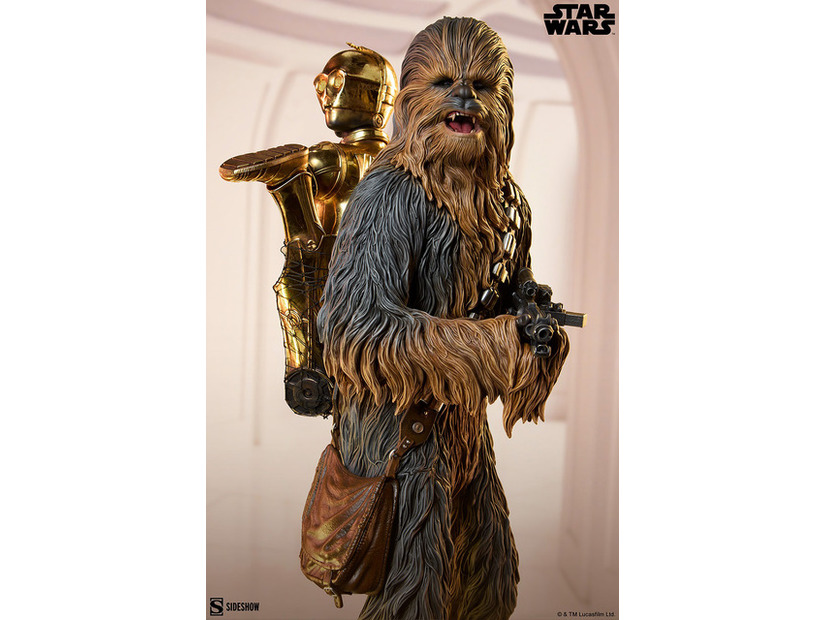 『スター・ウォーズ』 【プレミアム・フォーマット・フィギュア】チューバッカ＆C-3PO／170,000円（税込）