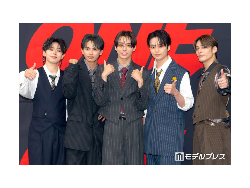 （左から）EIKU、NAOYA、HAYATO、REI、TETTA／ONE N’ ONLY（C）モデルプレス