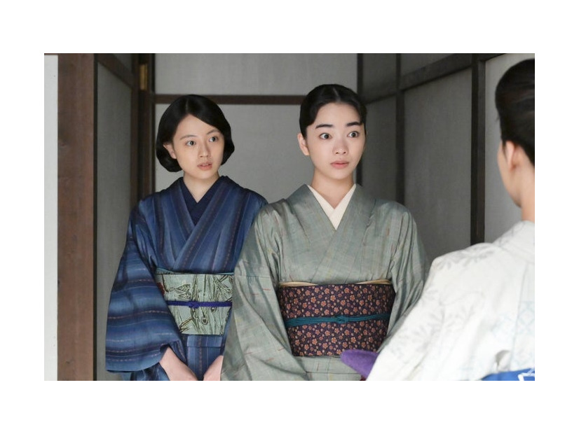 上坂樹里、見上愛「風、薫る」第123話（C）NHK