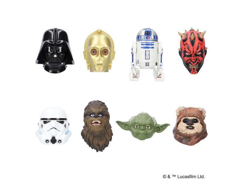 STAR WARS フェイスマグネットコレクション(全8種)／単品／各2,200円(税込)、全種BOX／17,600円(税込)