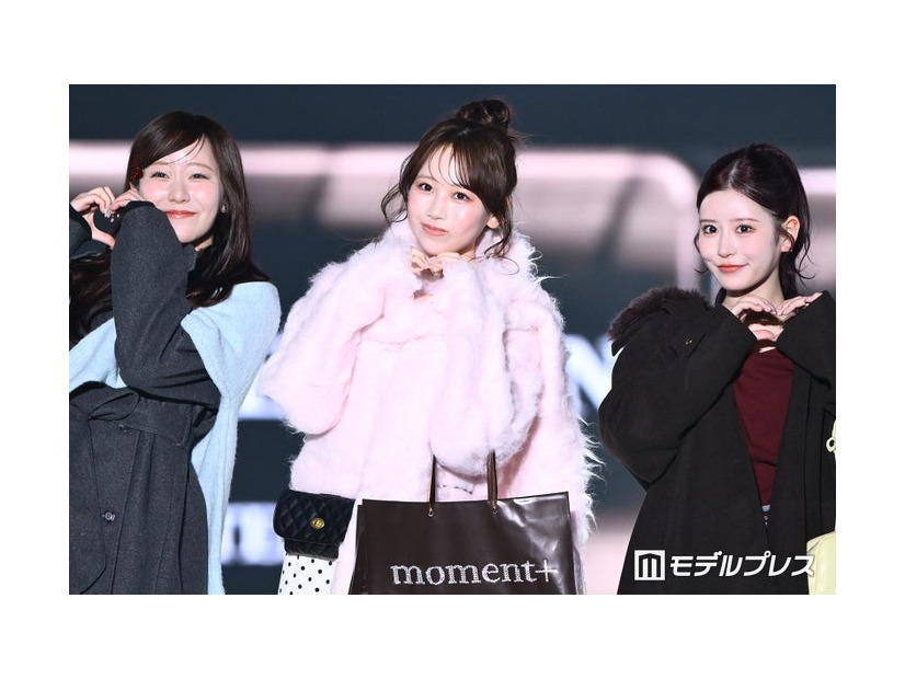 真中まな、松本かれん、月足天音（C）モデルプレス