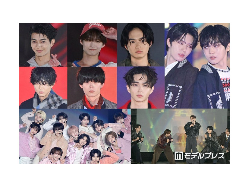 吉澤要人、志賀李玖、越山敬達、KYUHYUN・HARUTO、ONE N' ONLY 、KO1KEYZ野村康太、鈴木仁、水沢林太郎（C）モデルプレス