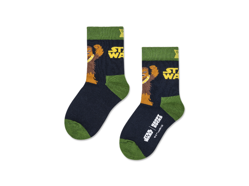 【STAR WARS × Happy Socks】【キッズ】クルー丈 ソックス（全4種類）各1,540円（税込）