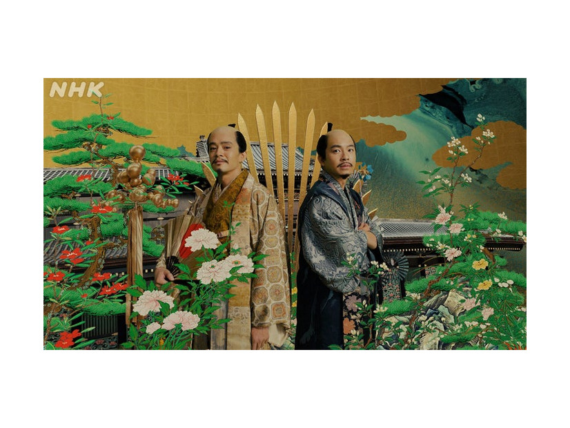 池松壮亮、仲野太賀「豊臣兄弟！」タイトルバック（C）NHK