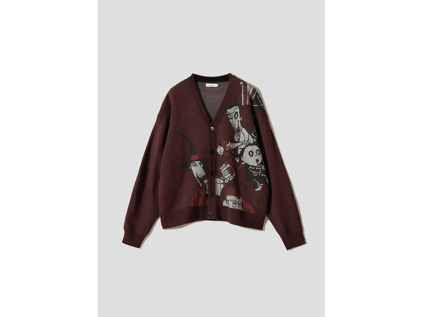 トリック・オア・トリート｜ジャカードニットカーディガン／¥7,900