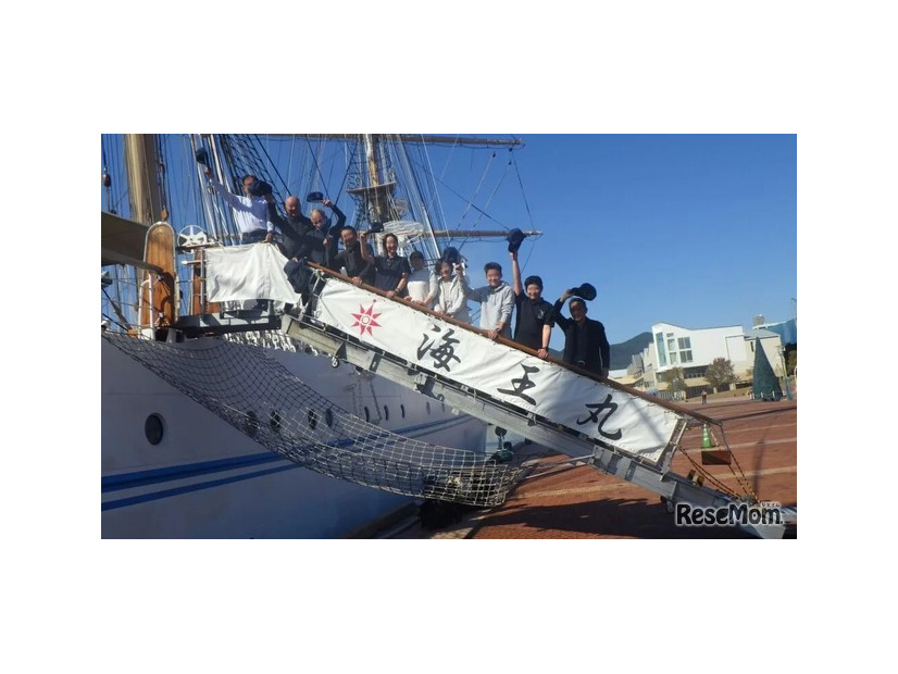 国内体験航海のようす