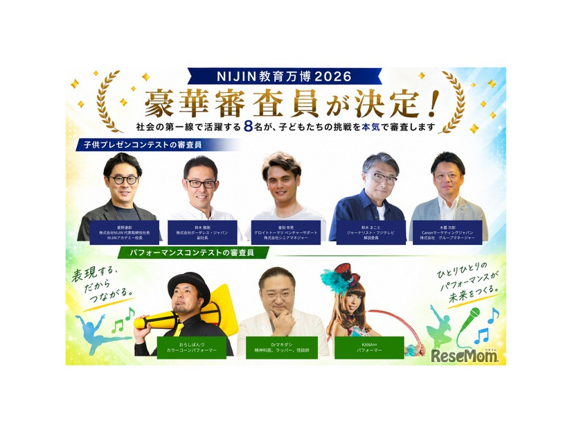 審査員8名