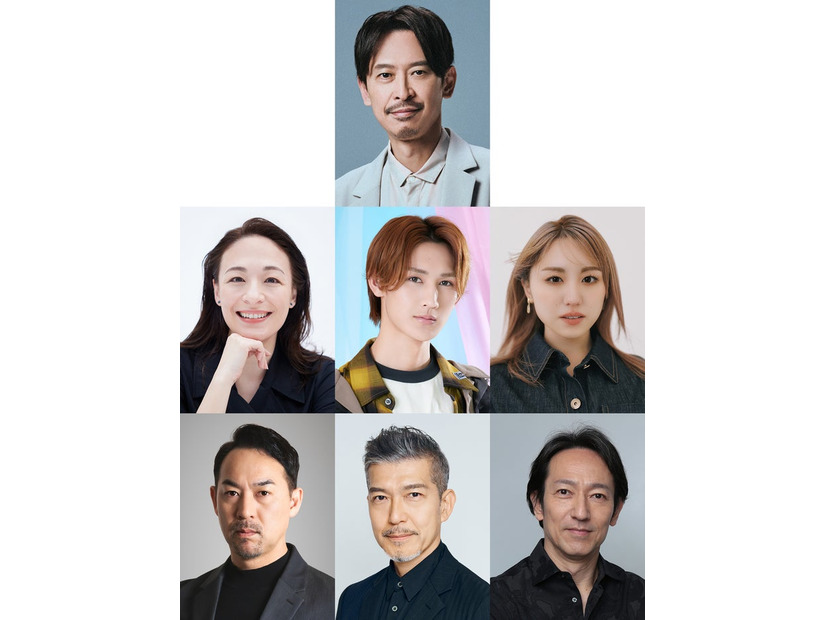 （1段目）坂本昌行 （2段目左から）シルビア・グラブ、大内リオン、加藤梨里香（3段目左から）福井晶一、大澄賢也、鈴木壮麻（提供写真）