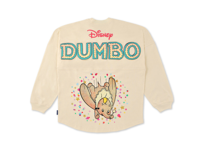 【Spirit Jersey】長袖Tシャツ（背面デザイン）　13,500円「DISNEY DUMBO 85TH ANNIVERSARY」© Disney