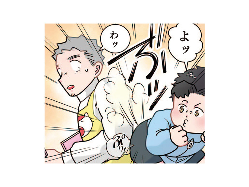 「やばいやばい！」と叫びながら迫る園児。先生に助けを求めていると思いきや…まさかのテロ!?【ただいま！ 保育士でこ先生１ #12】