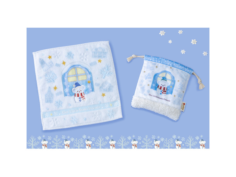 「ダッフィー＆フレンズのアワ・リトル・スノーフレンズ」のグッズ／©Disney