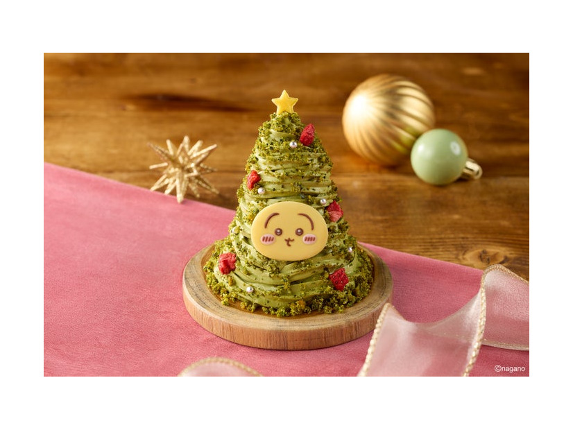 「ちいかわクリスマスマーケット」うさぎのピスタチオモンブラン（提供写真）