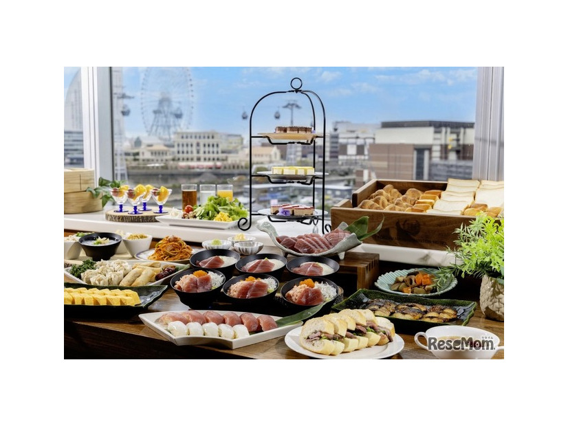 朝食ビュッフェ