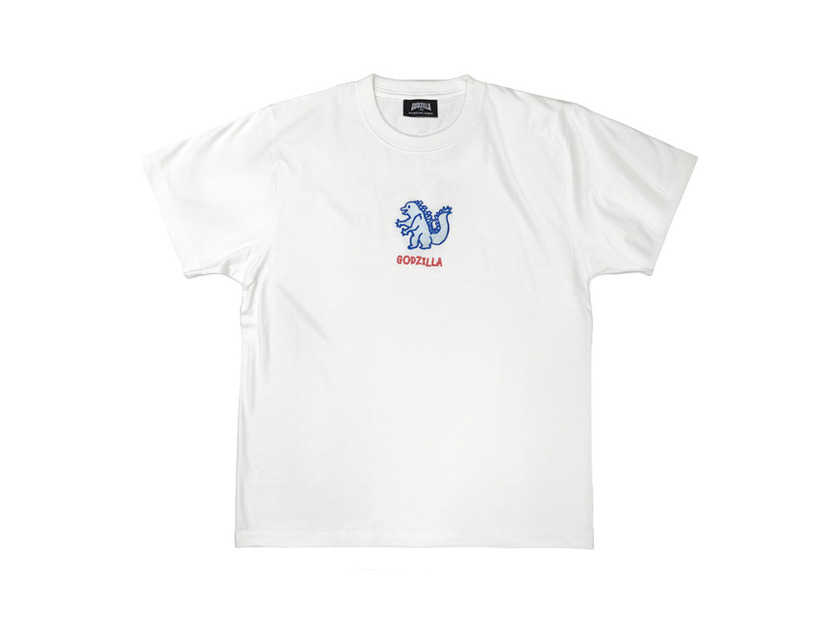 ゴジラ | 刺繍Tシャツ（Design by 神木）／Godzilla | Embroidered T-Shirt (Design by Kamiki)（税込4,500円）／TM & © TOHO / ©Co-LaVo