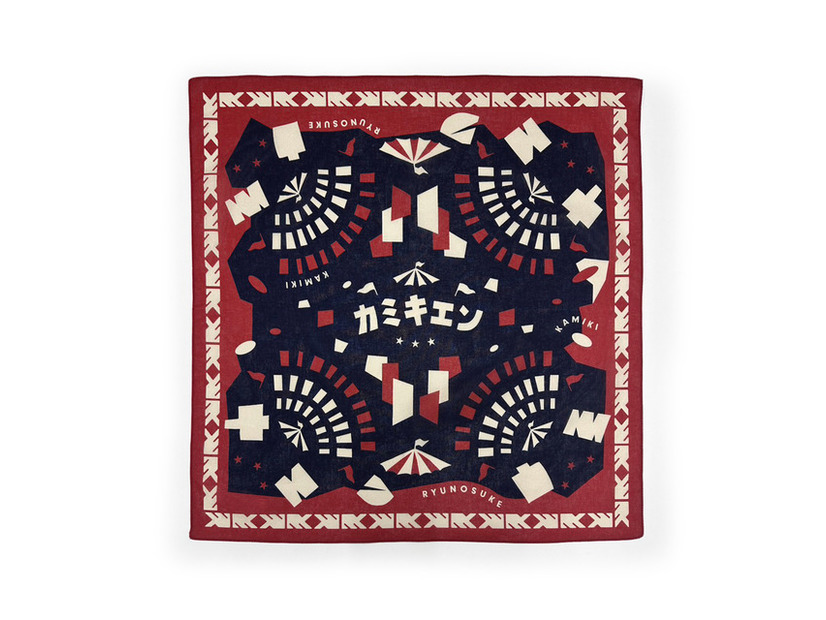 カミキエン　バンダナ＜A＞　・　カミキエン　バンダナ＜B＞（各　税込1,500円）／©︎Co-LaVo .Inc