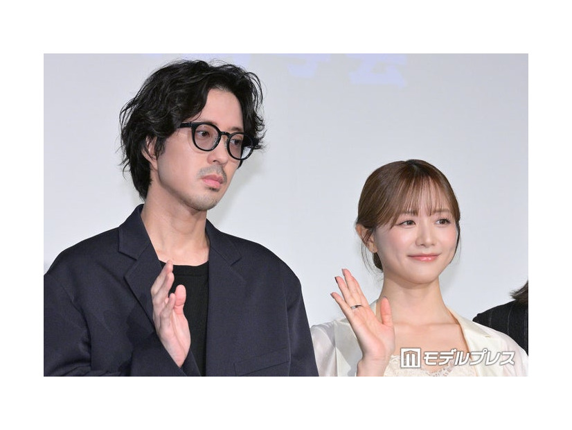 「てんてん　ずっと独身でいるつもり？」完成披露特別試写会に登場した若葉竜也、森香澄（C）モデルプレス