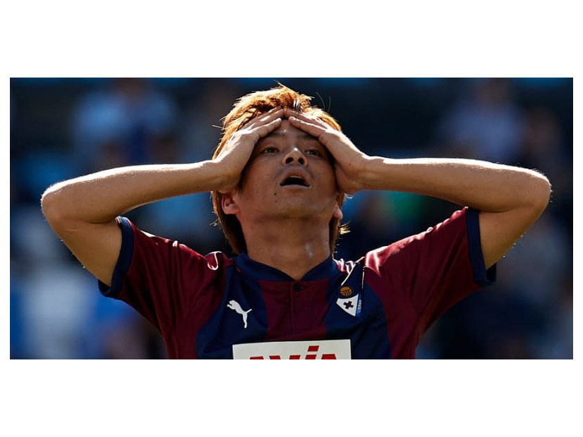 代表落選の乾、エイバルでもまさかのスタメン落ち…なぜだ