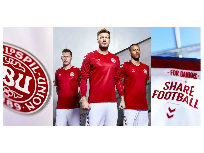 デンマーク代表、hummelと共に挑むW杯ユニフォームを発表！