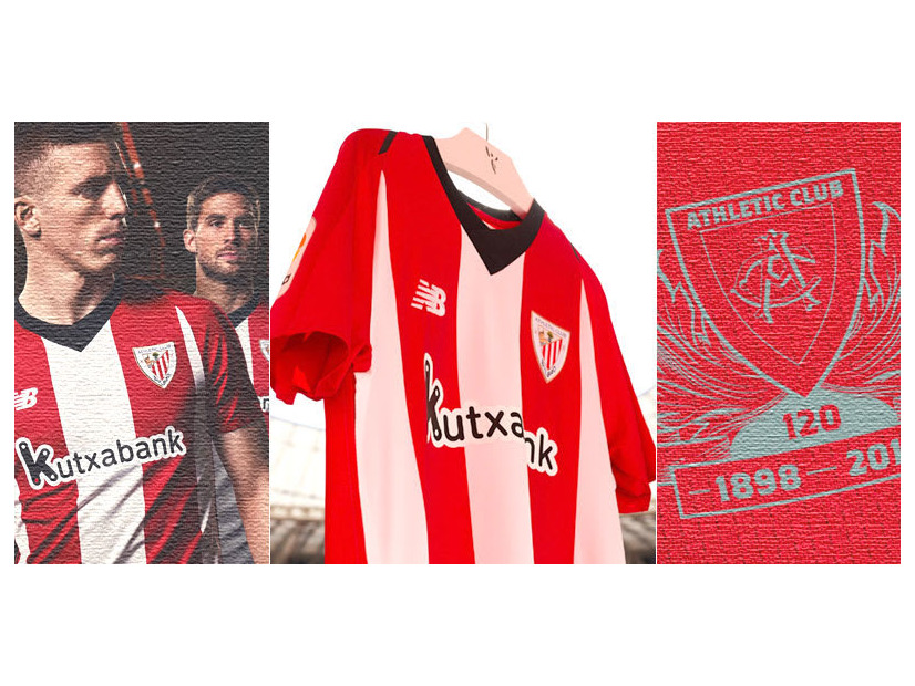 アスレティック・ビルバオ、120周年記念の2018-19新ユニフォームを発表！