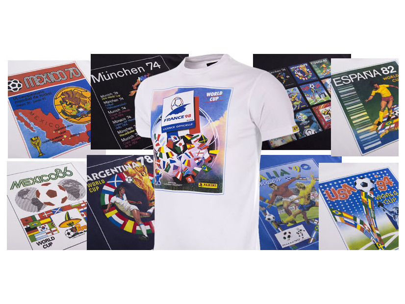 あのPANINIのW杯ステッカーアルバムTシャツが登場！“COPA”とのコラボだ