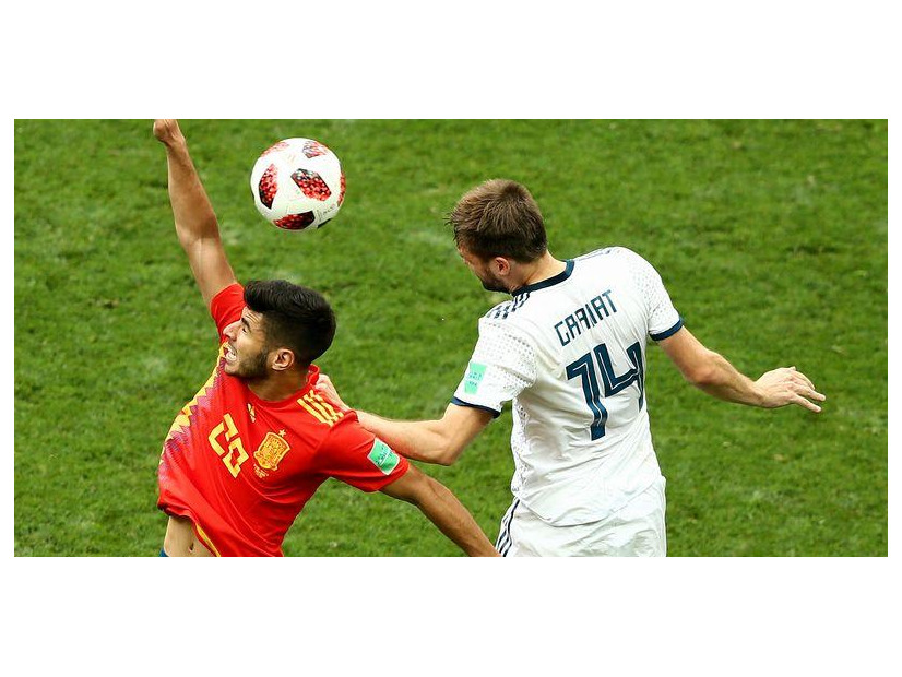 W杯でスペインに勝利したロシア、DFが珍しい記録を達成していた