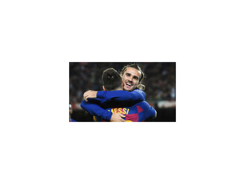 グリーズマン、不仲説一蹴！メッシ・スアレスと「ご飯会」してた