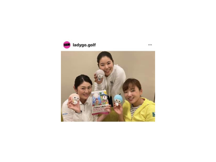 女子プロたちが始めたインスタグラム『ladygo.golf』より