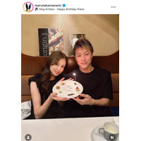 丸高愛実、夫・柿谷曜一朗と夫婦水入らずで過ごしたバースデーSHOTに反響「ラブラブ」「素敵な一年になりますように」
