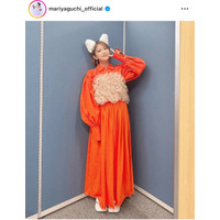 矢口真里、頭の猫耳がチャーミングな衣装SHOTに「可愛すぎます」「凄くお似合いです」の声