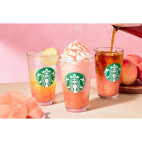 スタバ、新作「ヘブンリー ピーチ フラペチーノ」含む桃が主役の限定ビバレッジ3種登場