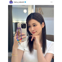 めるる、落ち着いた雰囲気の大人っぽSHOTに「あまりにも美しい」「どんどん綺麗になってますね」の声