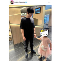 藤本美貴、“紳士”な夫・庄司＆5歳次女のほっこりSHOTに「娘ちゃんの横顔がミキティ」「そっくり！」の声