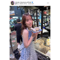 譜久村聖、ほっそり美脚がチラリ！母との金沢旅の思い出SHOTに反響「お嬢様の優雅な休日」「どこにいてもお美しい」