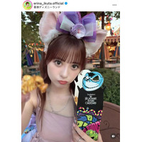 元モー娘。生田衣梨奈、“卒業旅行”の香港ディズニーSHOTに反響「リーナベルコーデかわいい」「似合いすぎ」