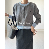 １枚あると使える！トレンドのレイヤード風カーデなら、着るだけで脱・地味を達成【40代の毎日コーデ】