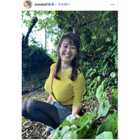 元NHK沖縄キャスター・竹中知華アナ、ミニスカタイツサンタ姿披露「スタイル抜群」「可愛い」と反響