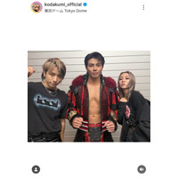 倖田來未、夫・KENJI03＆武知海青との3SHOTに「みんなかっけぇ」「推しと推しでうれしい」と反響