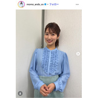 テレ朝・安藤萌々アナ「黒髪ロングが正義だと思ってた」学生時代の写真公開「美少女すぎて衝撃」「レベルが違う」と反響続々