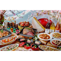 映画「ウィキッド」コラボも！大阪でキャンプ飯×フレンチの贅沢ブッフェ「桜・グランピング」