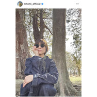 hitomi、“来年には中学生”長男のサッカー観戦へ！成長に母心「ちょっと寂しい」