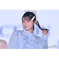 櫻坂46守屋麗奈、春の装いで華やかオーラ 三つ編みヘアアピールが可愛い【TGC2026 S/S】