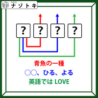 クイズです！「３個の単語から４文字の単語を導け！」ひとつでも分かればいけるかも！【難易度LV.３・中辛】