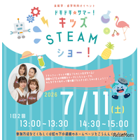 未就学児～小3向け「キッズSTEAMショー」虹の下水道館7/11