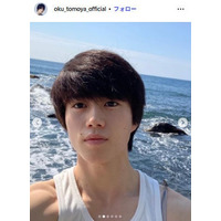 奥智哉「君夏」オフショットで「みなしょー」再現 背景の“共通点”が話題「声出た」「最高にエモい」