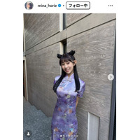 “日本一強いアナ”堀江聖夏、現在と幼少期の比較動画公開 全力の瓦割りに「チャイナドレスで割ってるのすごい」「元気が出る動画」