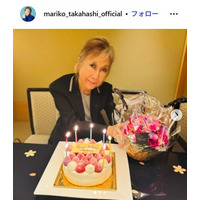 高橋真梨子「33年ありがとう」夫顔出し結婚記念日ショット公開「憧れのご夫婦」「仲良しで本当に素敵」