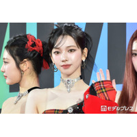 aespaカリナ、ヘソ出しトップスから美ウエストチラリ「スタイル抜群」「何頭身あるんだろう」と反響
